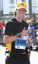 Abbildung: Die Autorin beim Halbmarathon